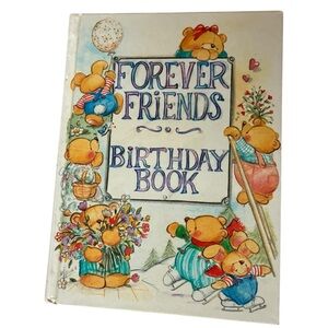 RARE Forever Friends Birthday Book, Andrew Brownsword 1989